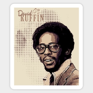 David Ruffin // Brown Vintage / Soul Sticker